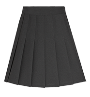 Junior Skirt - Stitched Down Knife Pleated Eco